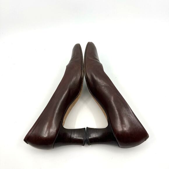 Bally Brown Leather Pumps Women's 6 US - Picture 7 of 9